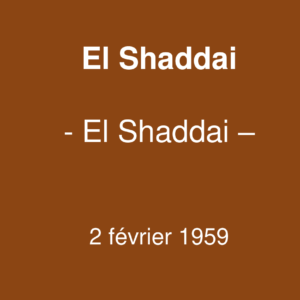 El Shaddai