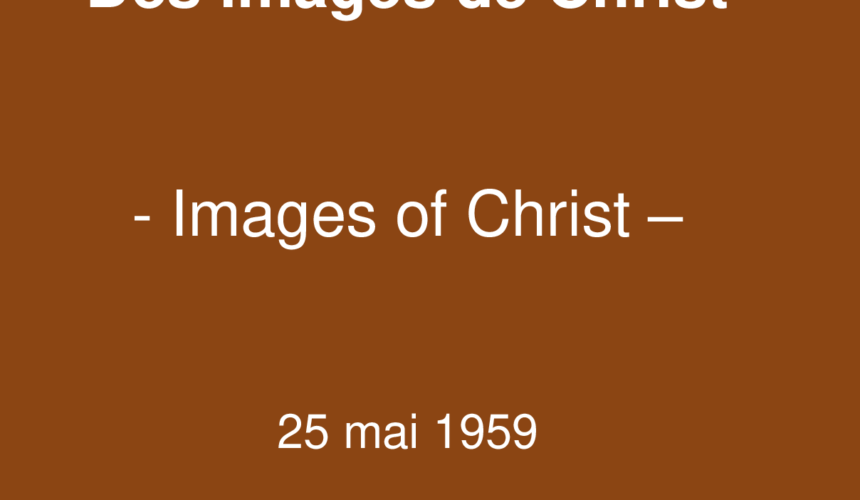 Des images de Christ