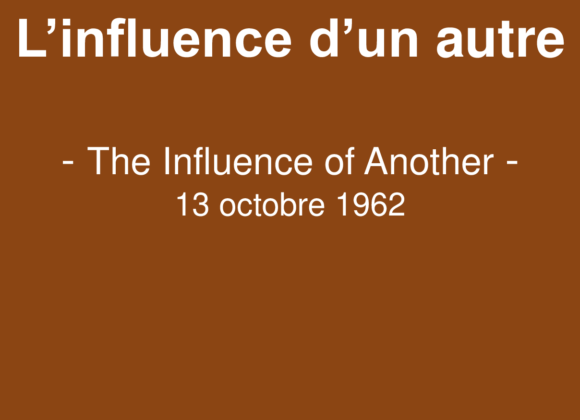 L’influence d’un autre