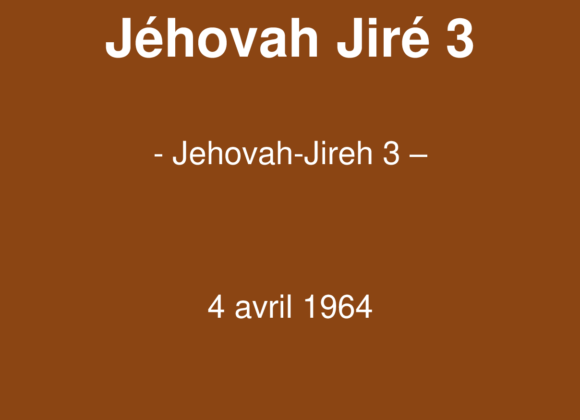 Jéhovah Jiré 3