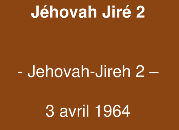 Jéhovah Jiré 2