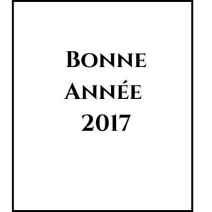 Bonne Année 2017