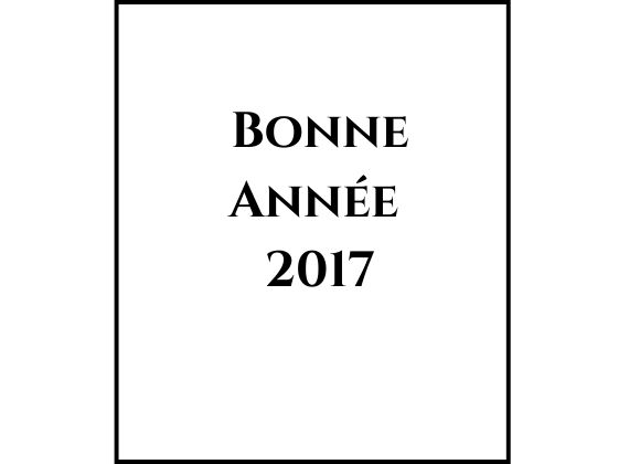 Bonne Année 2017